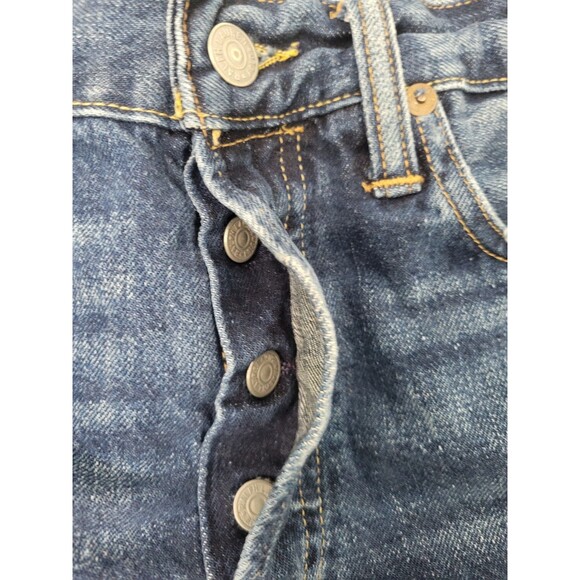 Polo Ralph Lauren Mens Classic Fit Patchwork Bandana Distressed Denim Jeans - Picture 12 of 16